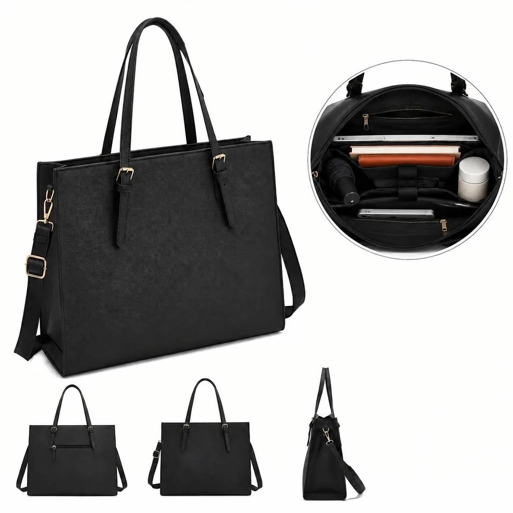 Women's Work Laptop Tote Bag with Padded Compartment 2