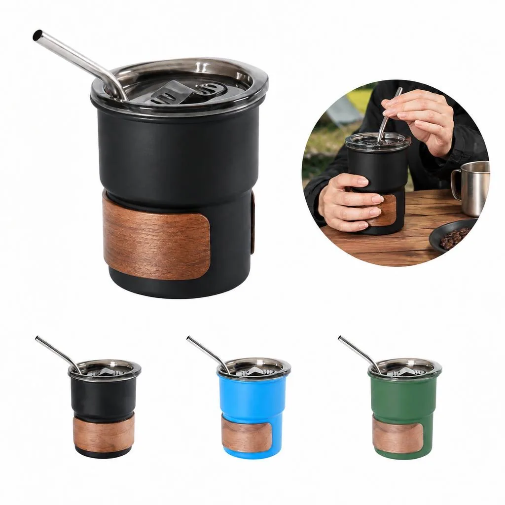 Rust-Resistant Stainless Steel Cup for Camping Coffee 2