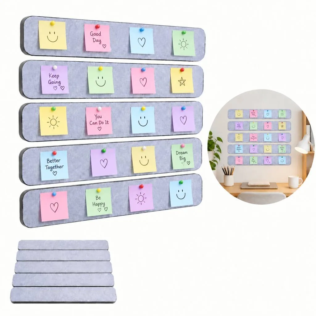 Self-Adhesive Natural Cork Pin Board Strip for Wall 2