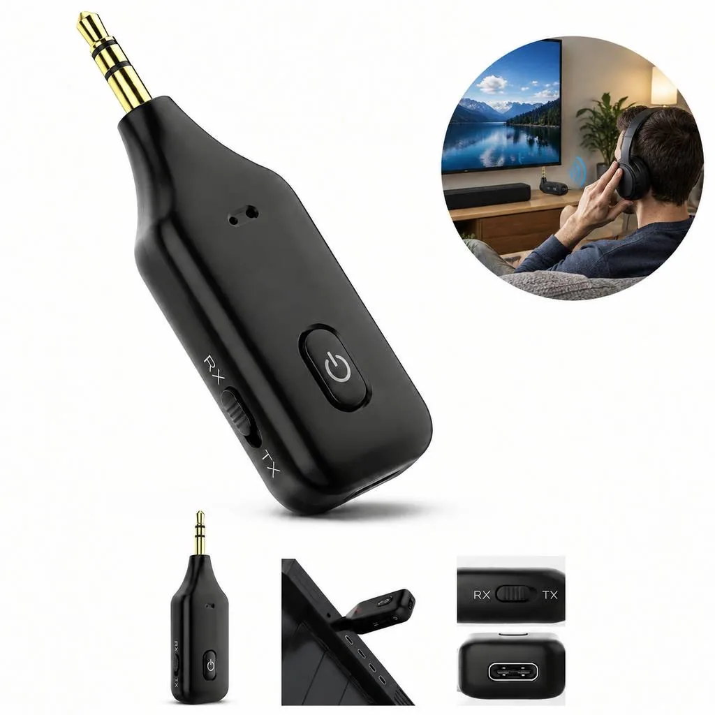 Portable Bluetooth Audio Receiver with 3.5mm Output 2