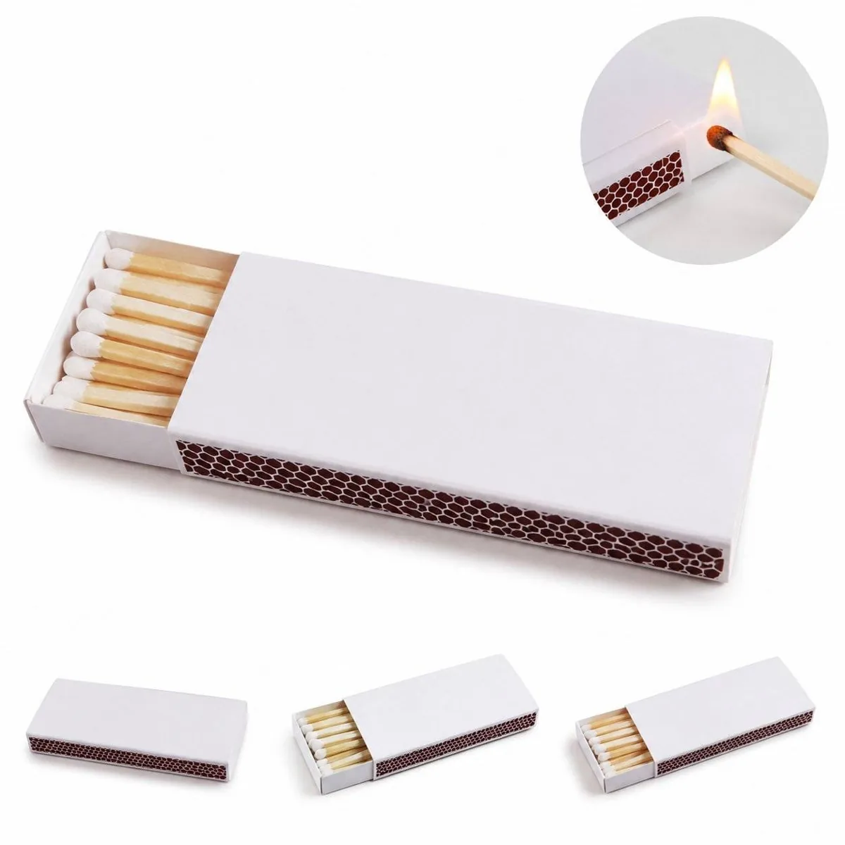 Custom Full Color Cardboard Matchbox Holder 2