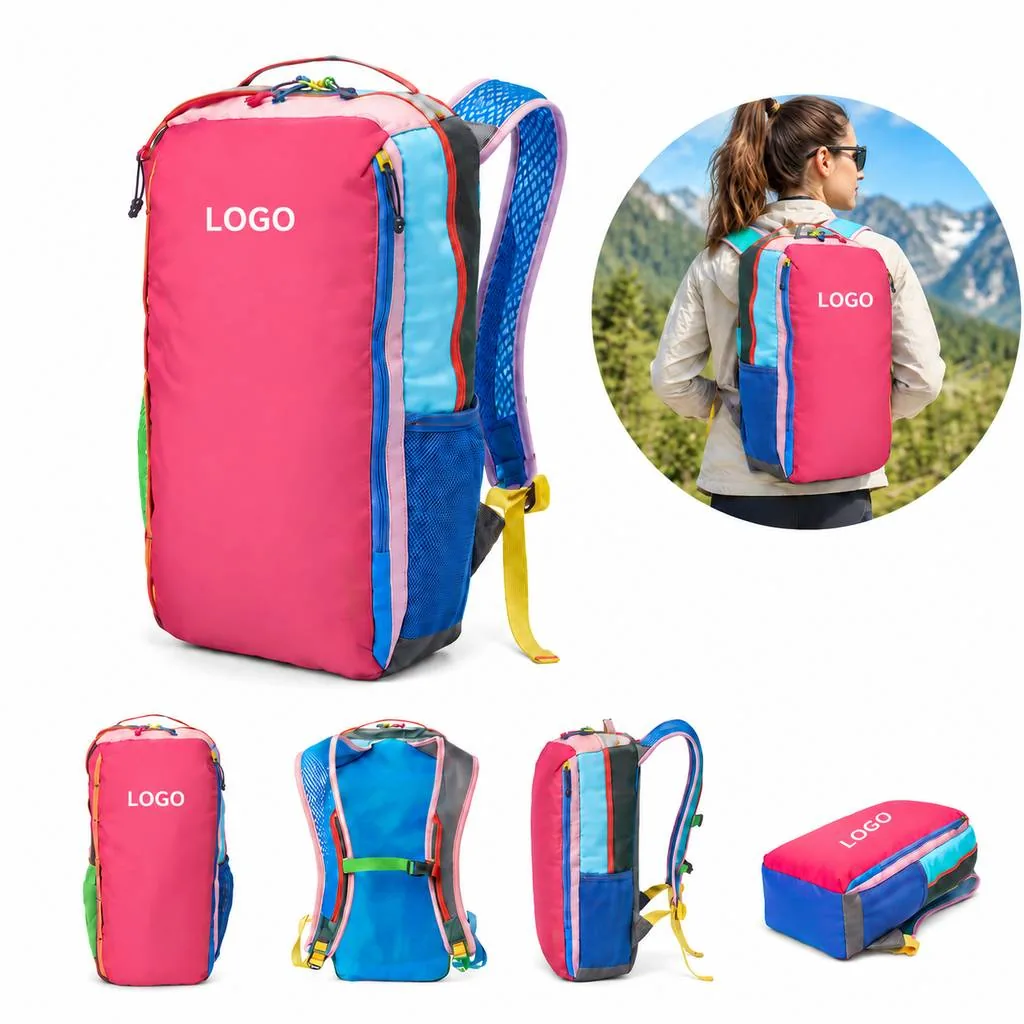 Multi-Color Backpack with Padded Straps for Daily Use