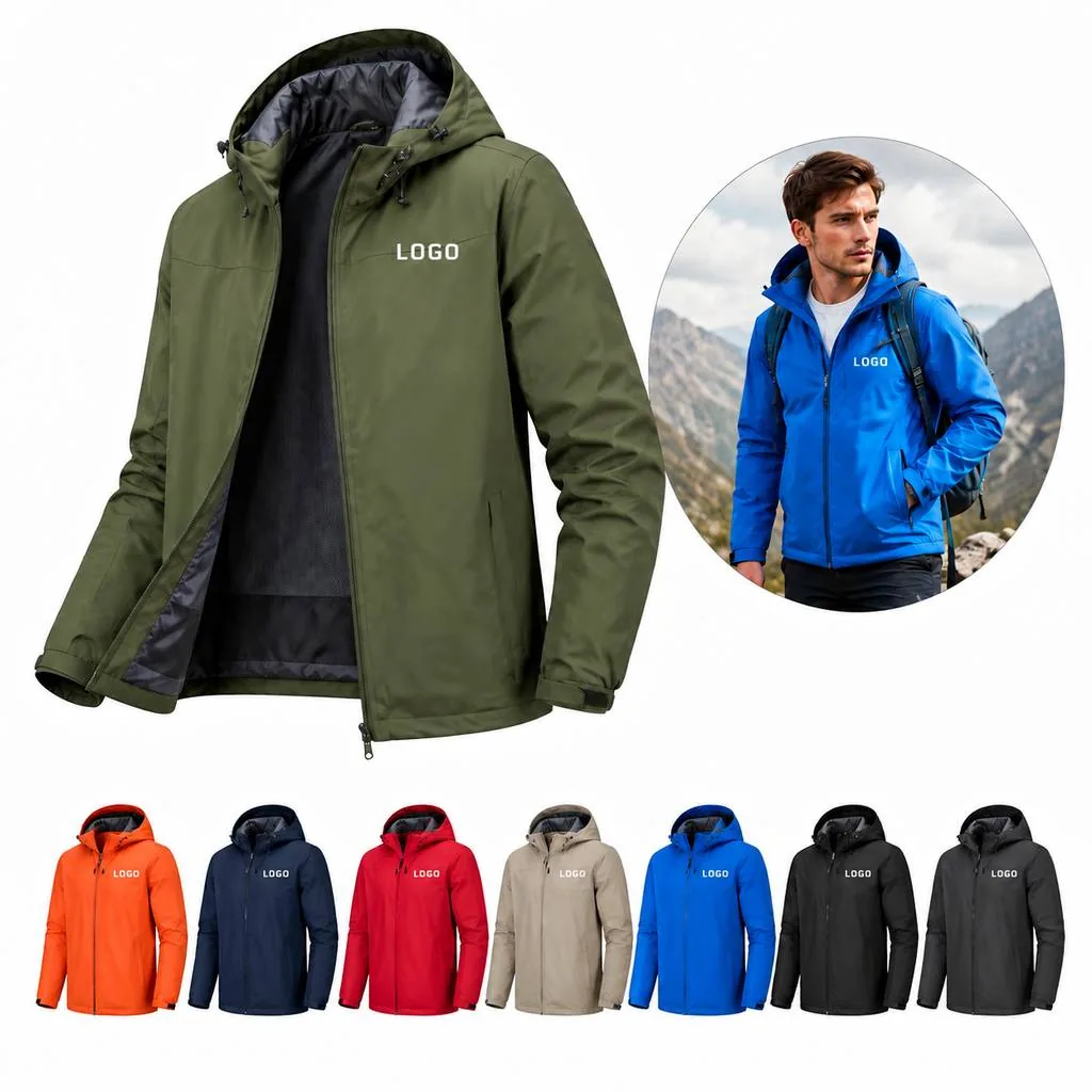 Waterproof Windproof Outdoor Hiking Jacket for Men