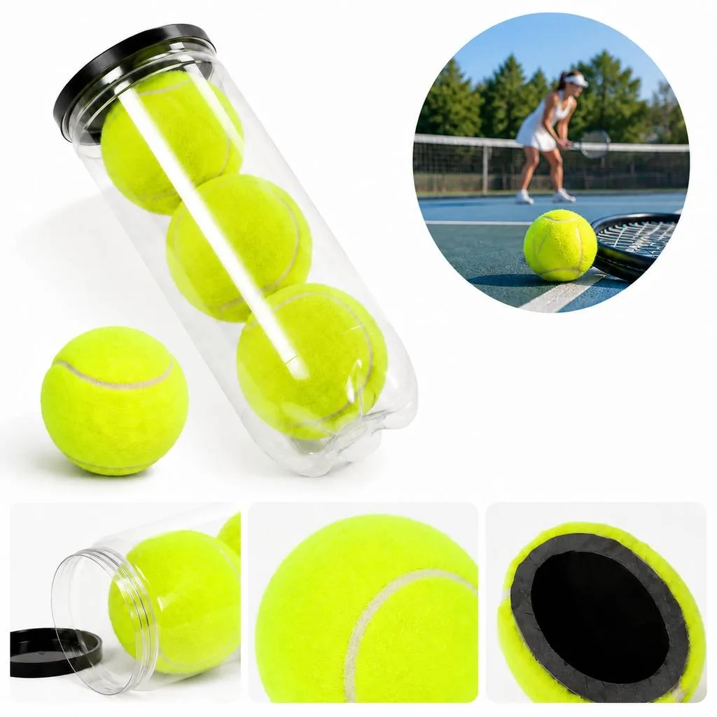 Custom Durable Tennis Ball Set for Beginners 2