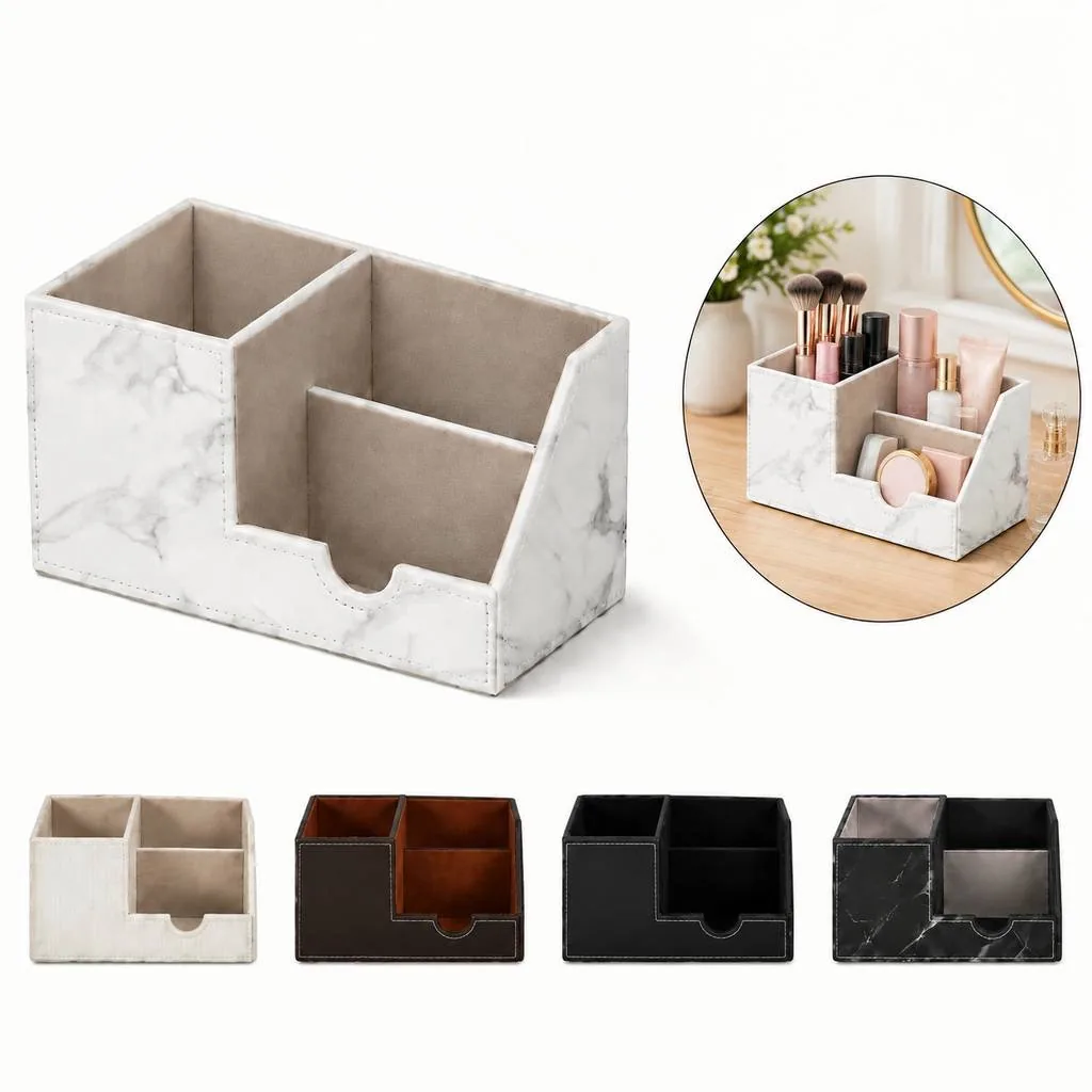 Multifunctional Desktop Pen Holder Storage Box 2