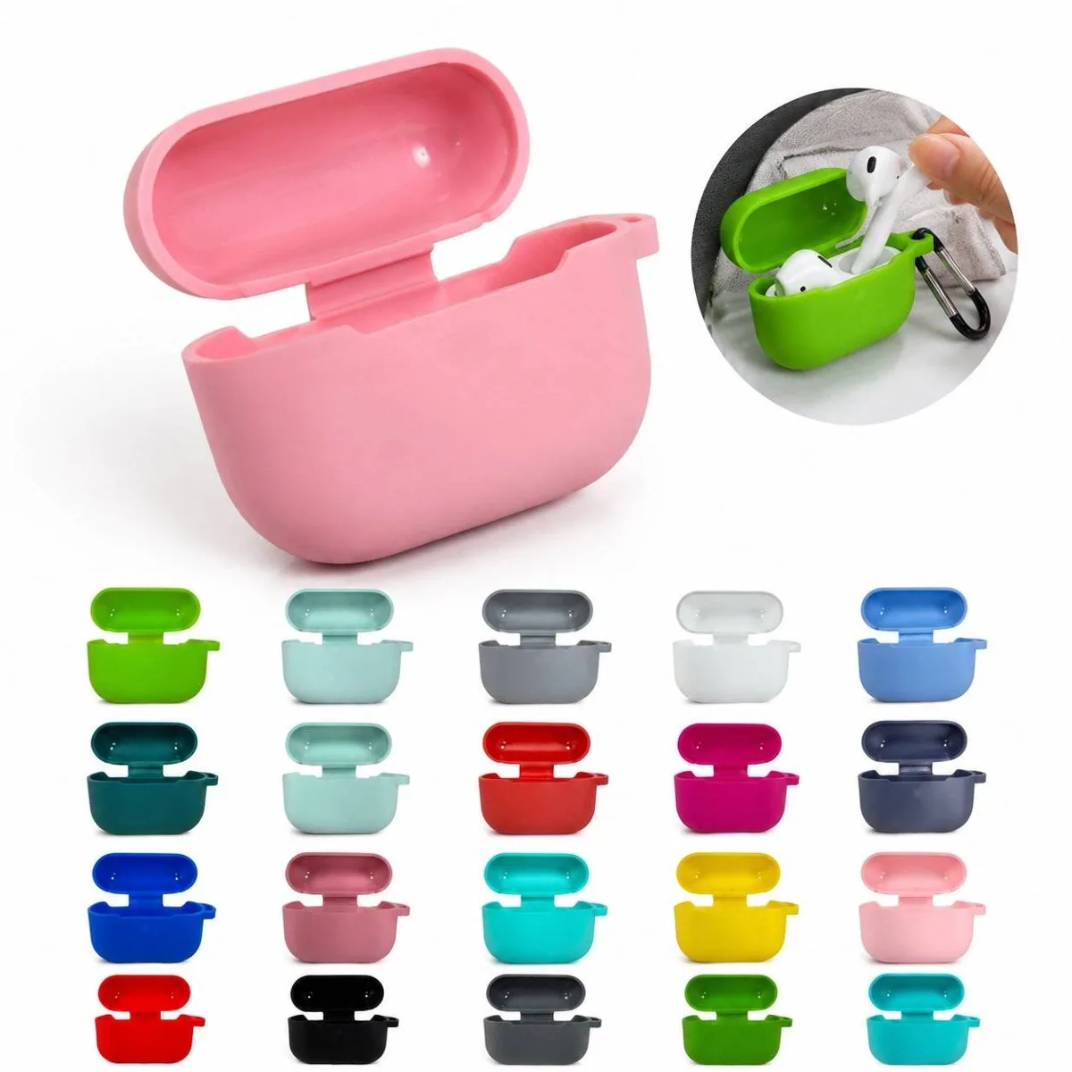 Shock Absorbing Silicone Earbud Case 2