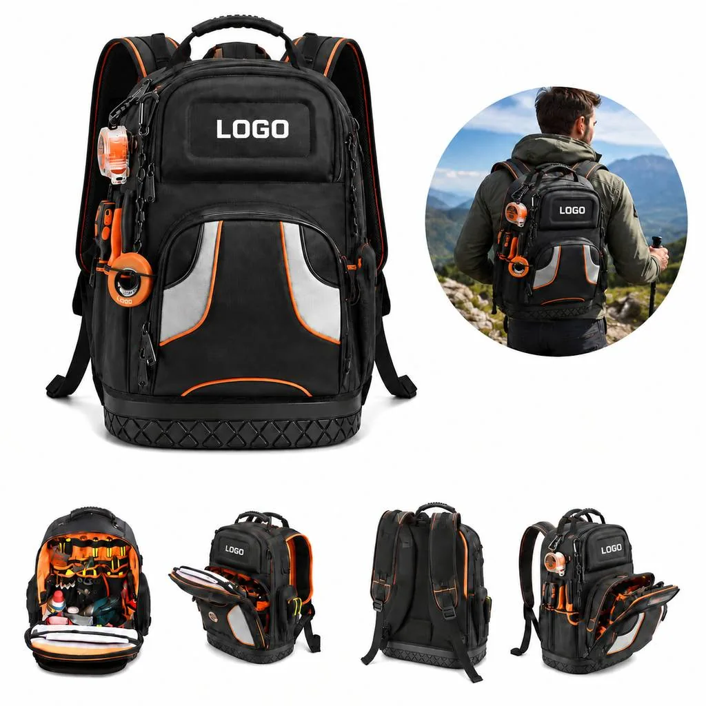 Water-Resistant Tool Backpack for Heavy-Duty Equipment