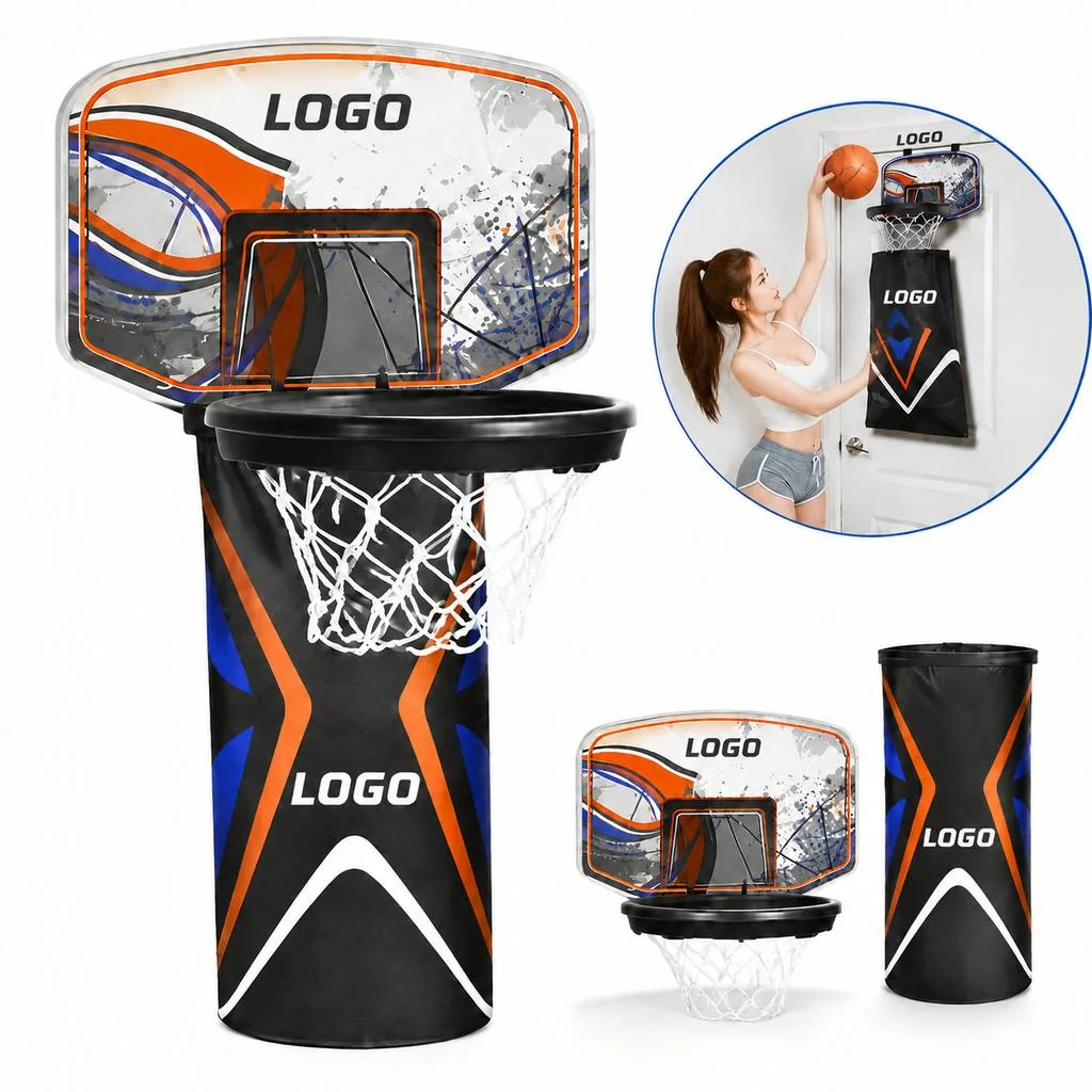 Over-the-Door Basketball Laundry Bag Kit