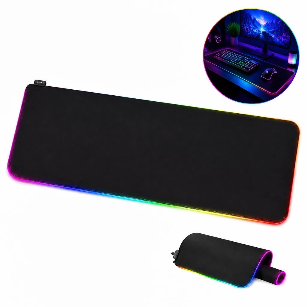 Large RGB Gaming Mouse Pad with Color Modes 2
