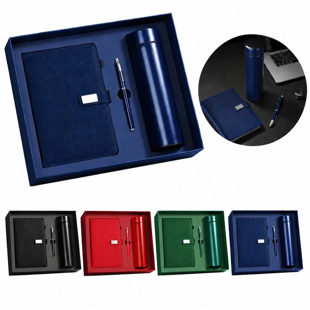 Executive Gift Set with Notebook Pen and Drinkware 2
