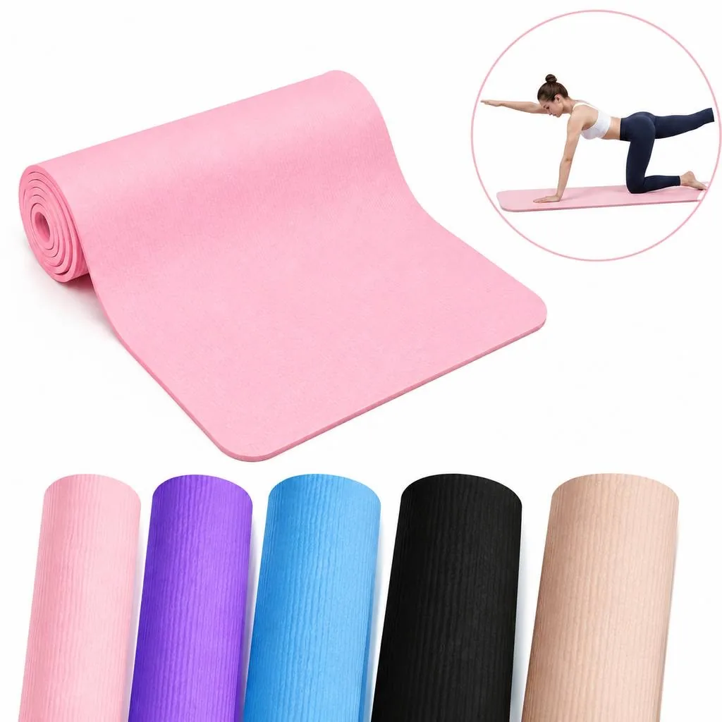 Extra Thick Non-Slip Yoga Mat for Comfort and Stability 2