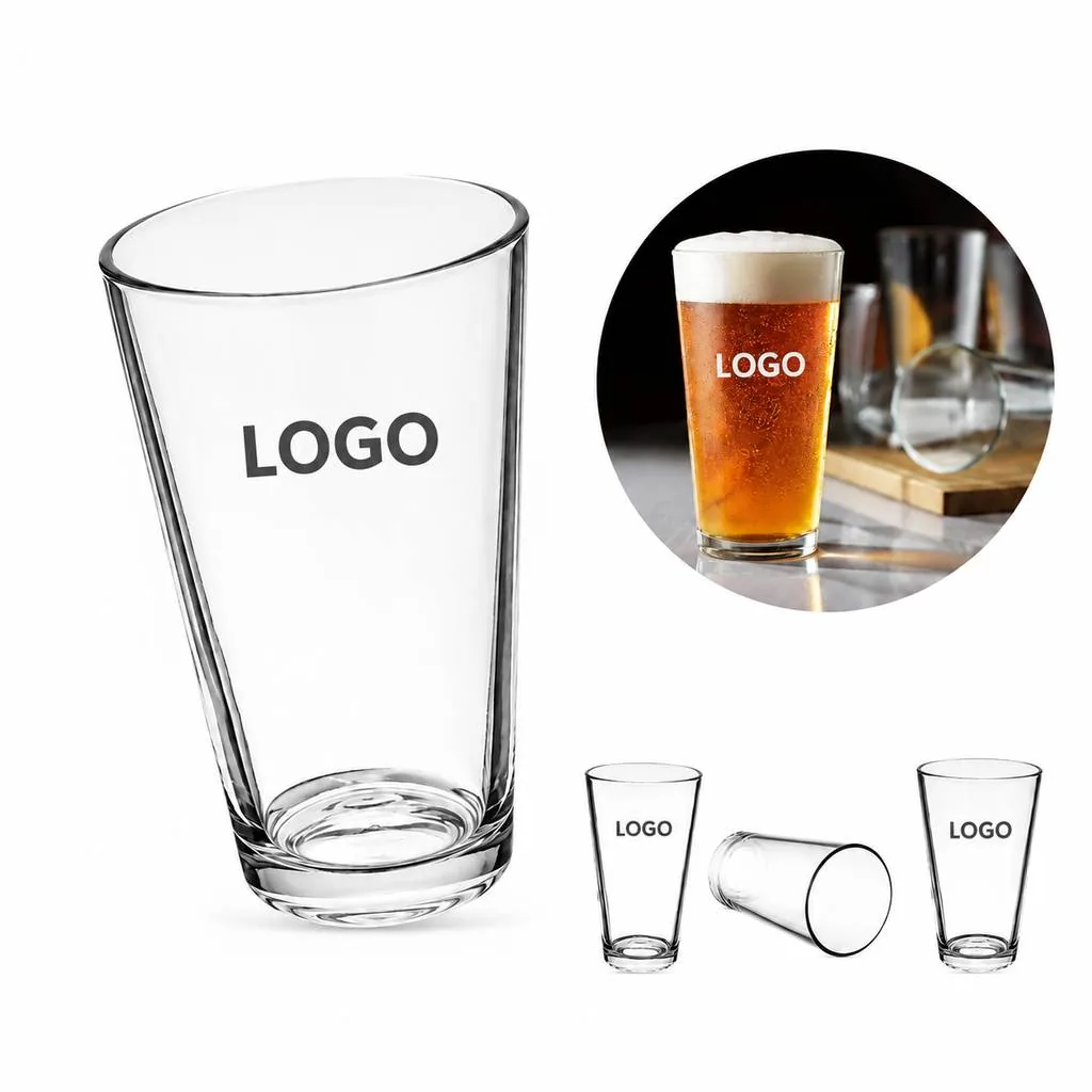 Personalized Engraved Clear Drinking Glass Tumbler