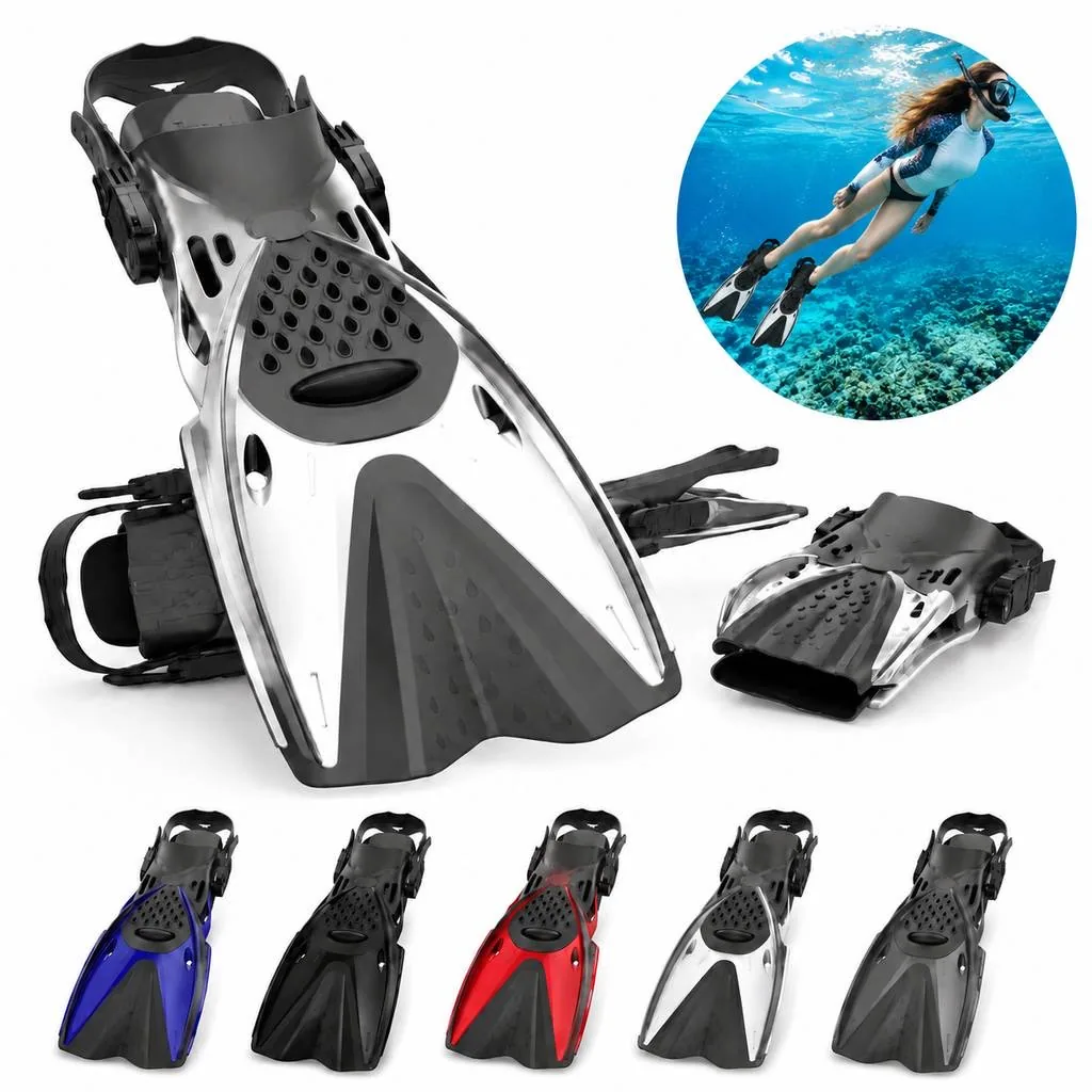Lightweight Silicone Snorkel Swim Fins for Diving 2