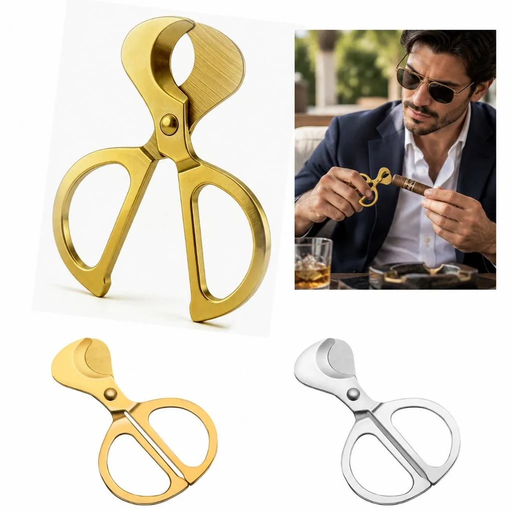 Precision Stainless Steel Cigar Scissors for Clean Cut 2