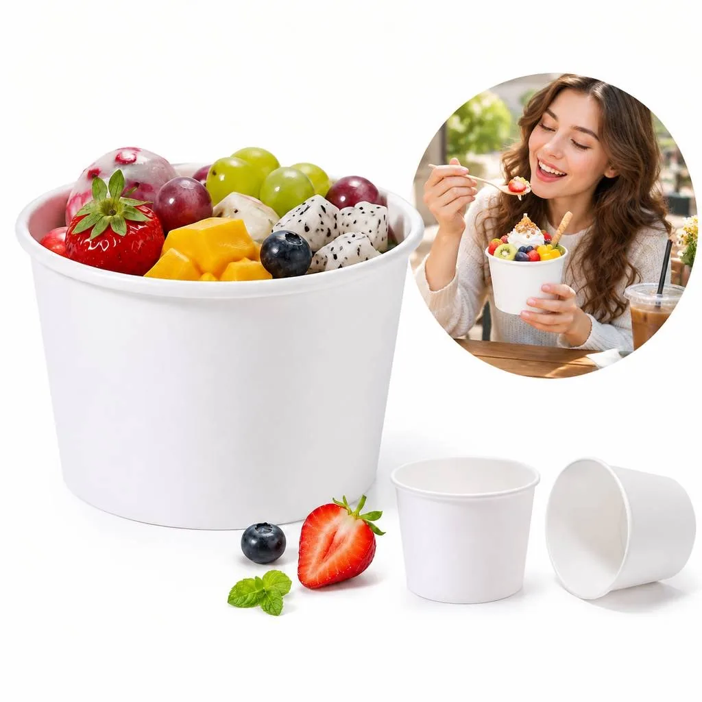 Personalized Food-Grade Paper Cups for Desserts 2