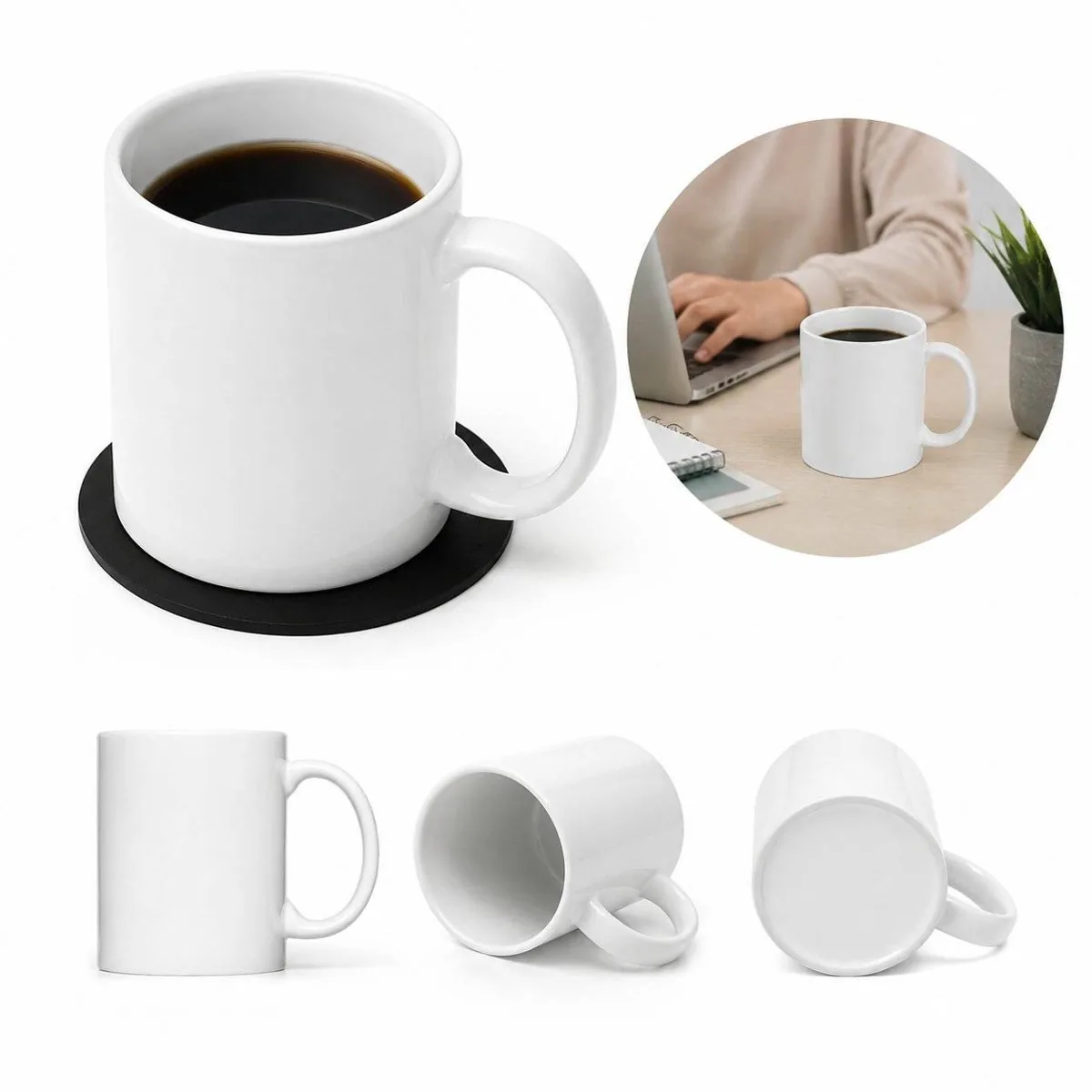 Personalized Ceramic Mug for Coffee Tea Custom Logo 2