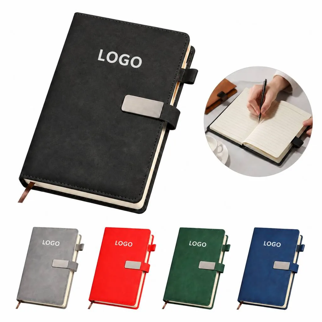 Magnetic Buckle Notebook for Note-Taking and Journaling
