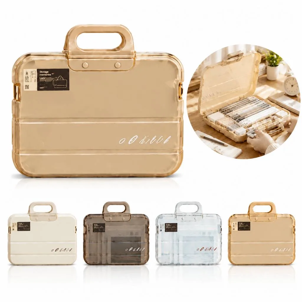 Portable A4 Document Organizer Bag with Zipper 2