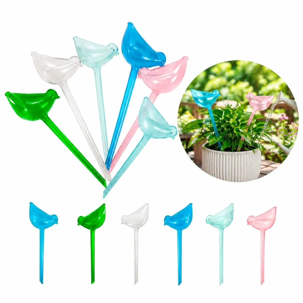 Bird-Shaped Glass Plant Watering Globe for Potted Plants 2