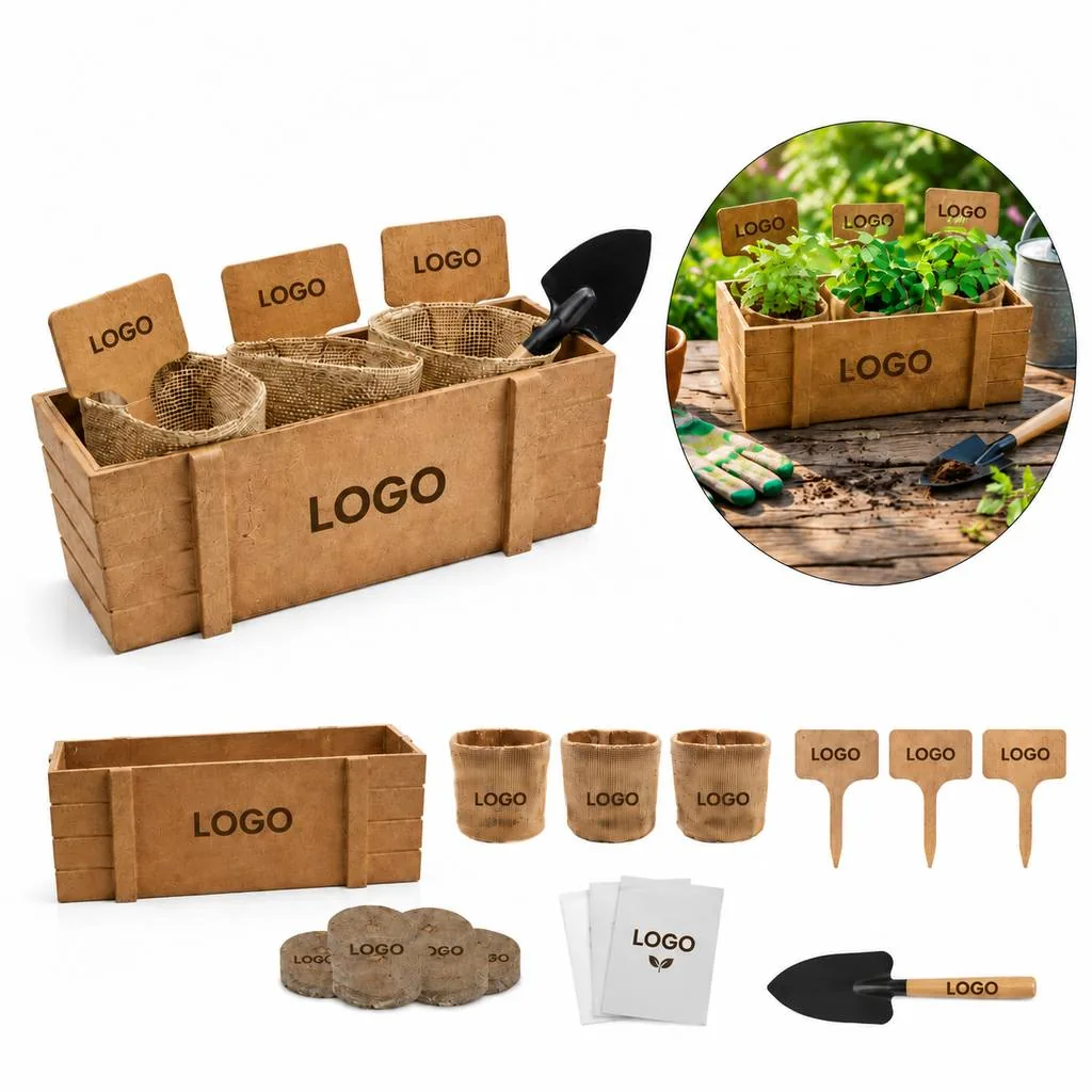 Indoor Herb Starter Kit with Self-Watering System