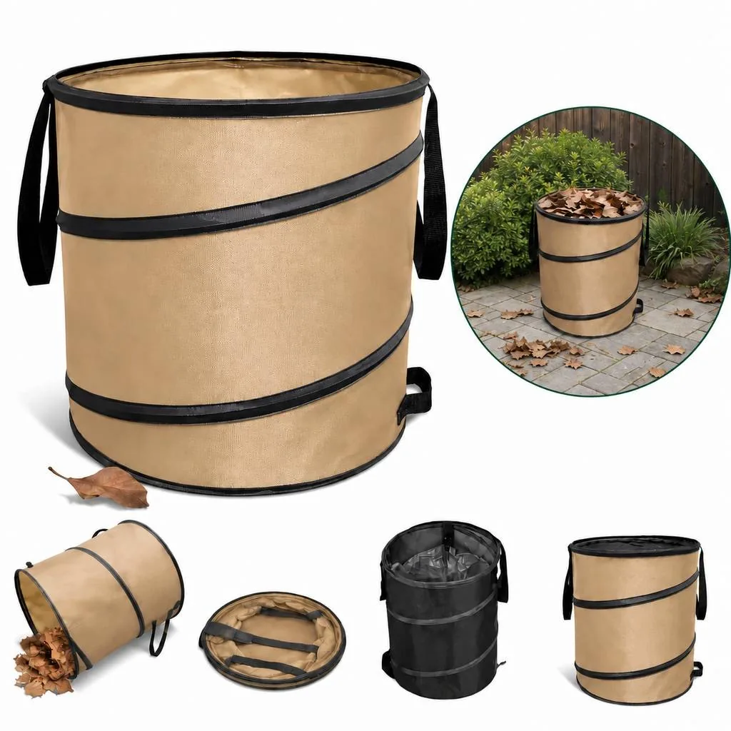 Portable Foldable Outdoor Toilet Waste Container 2