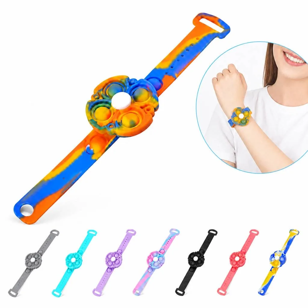 Silicone Bubble Fidget Bracelet for Stress Relief 2