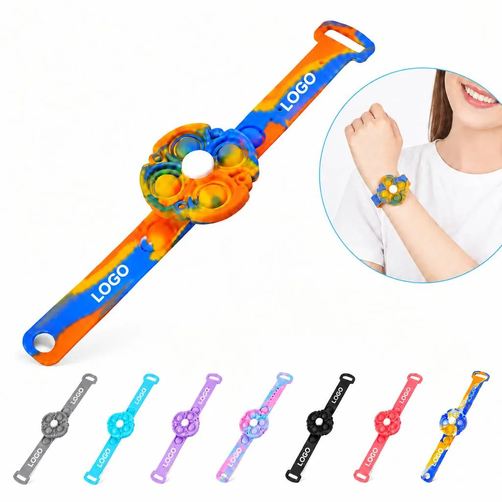 Silicone Bubble Fidget Bracelet for Stress Relief