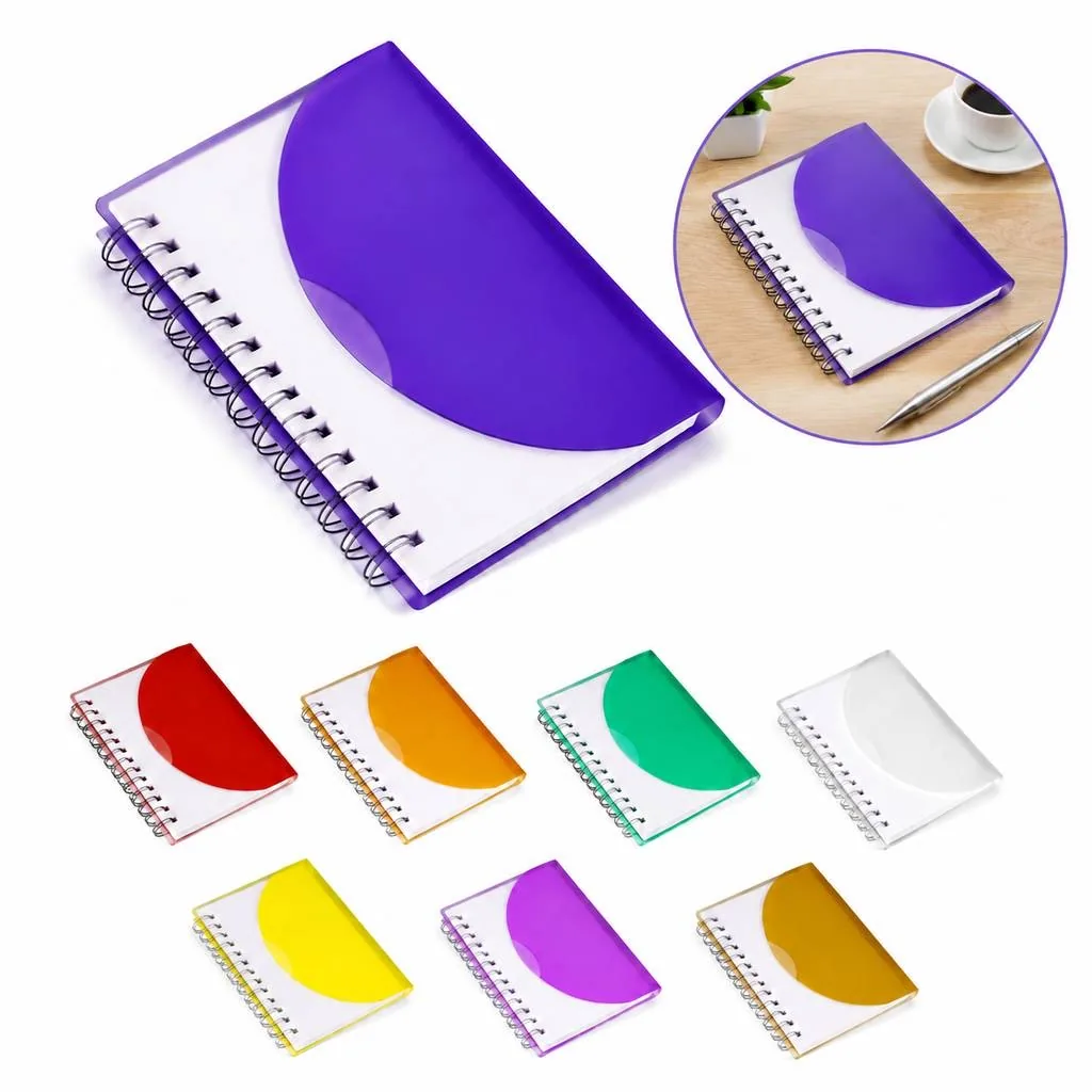 Frosted Semi-Transparent PP Spiral Notebook 2