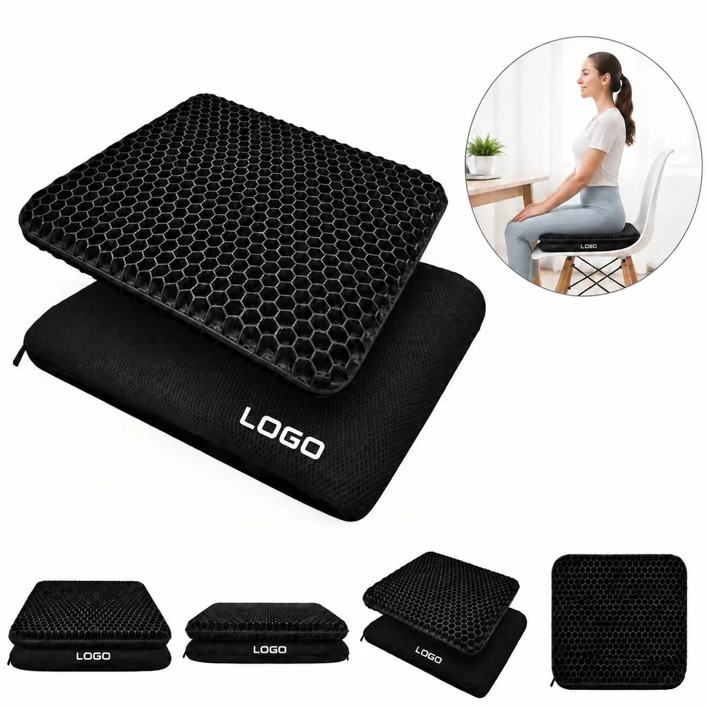 Ergonomic Gel Seat Cushion for Pressure Relief