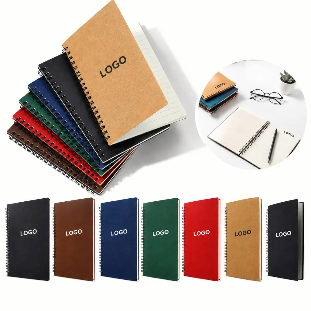 A5 Refillable Spiral Notebook with Custom Cover