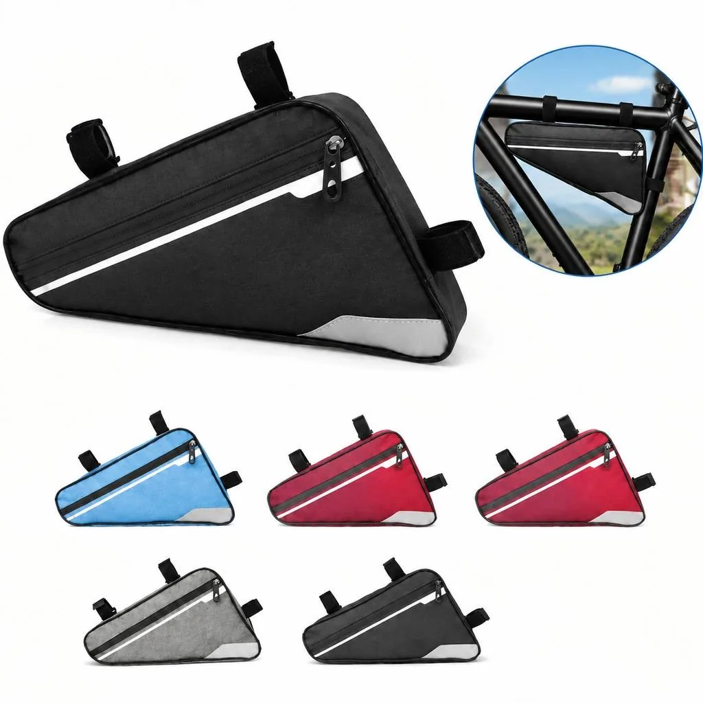 Waterproof Bicycle Front Rack Storage Bag with Compartments 2