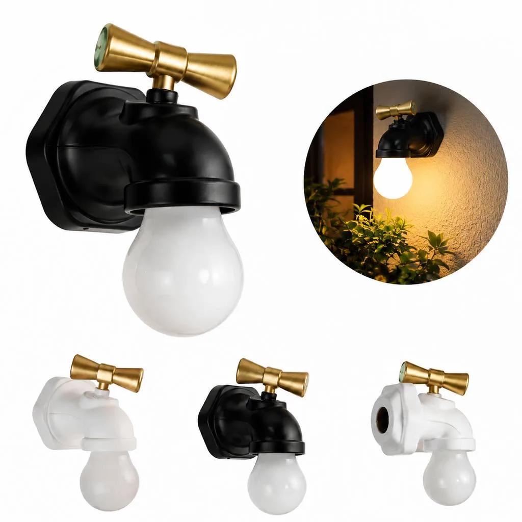 LED Faucet Light Water-Powered for Kitchen Bathroom 2