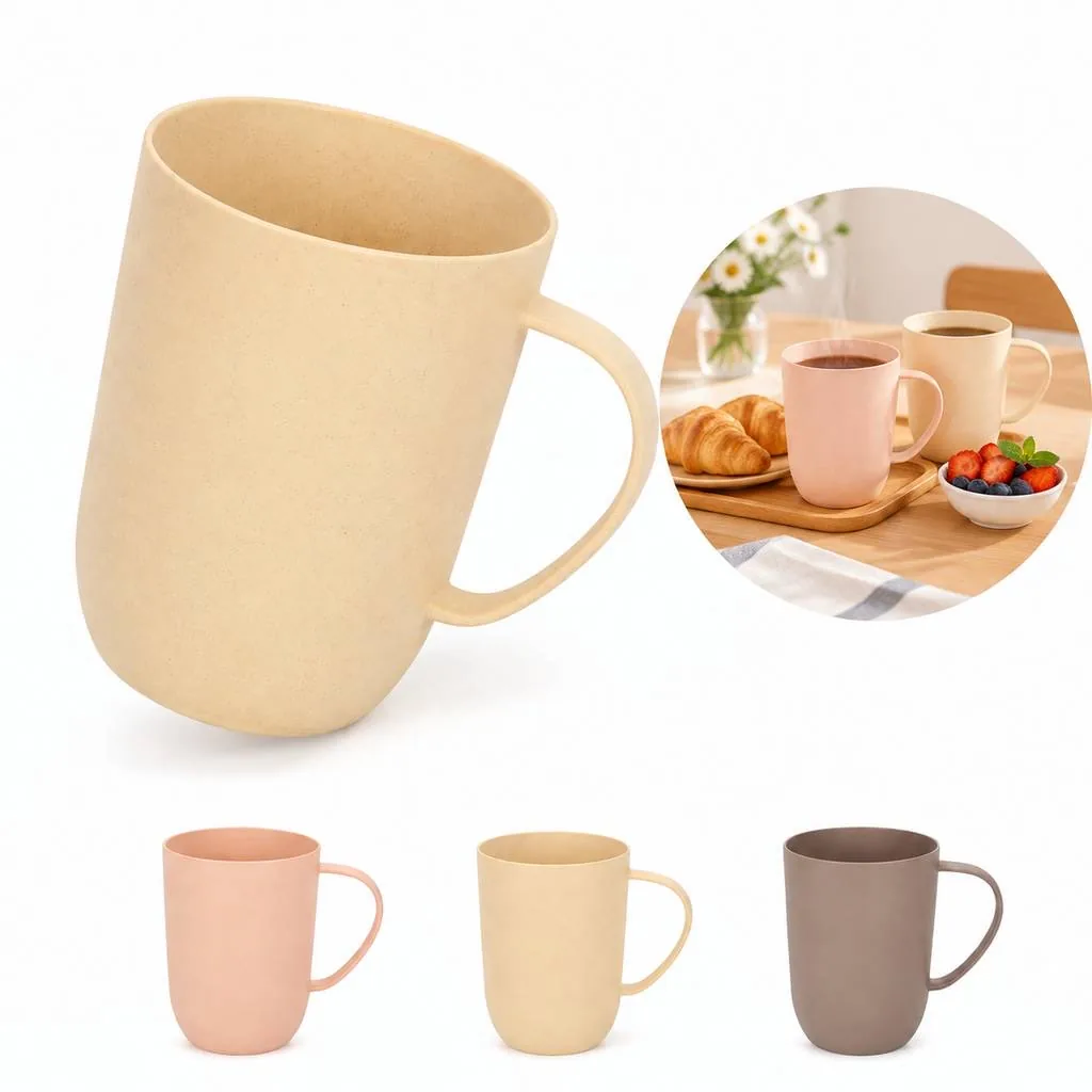 Biodegradable Wheat Straw Drinking Cups 2