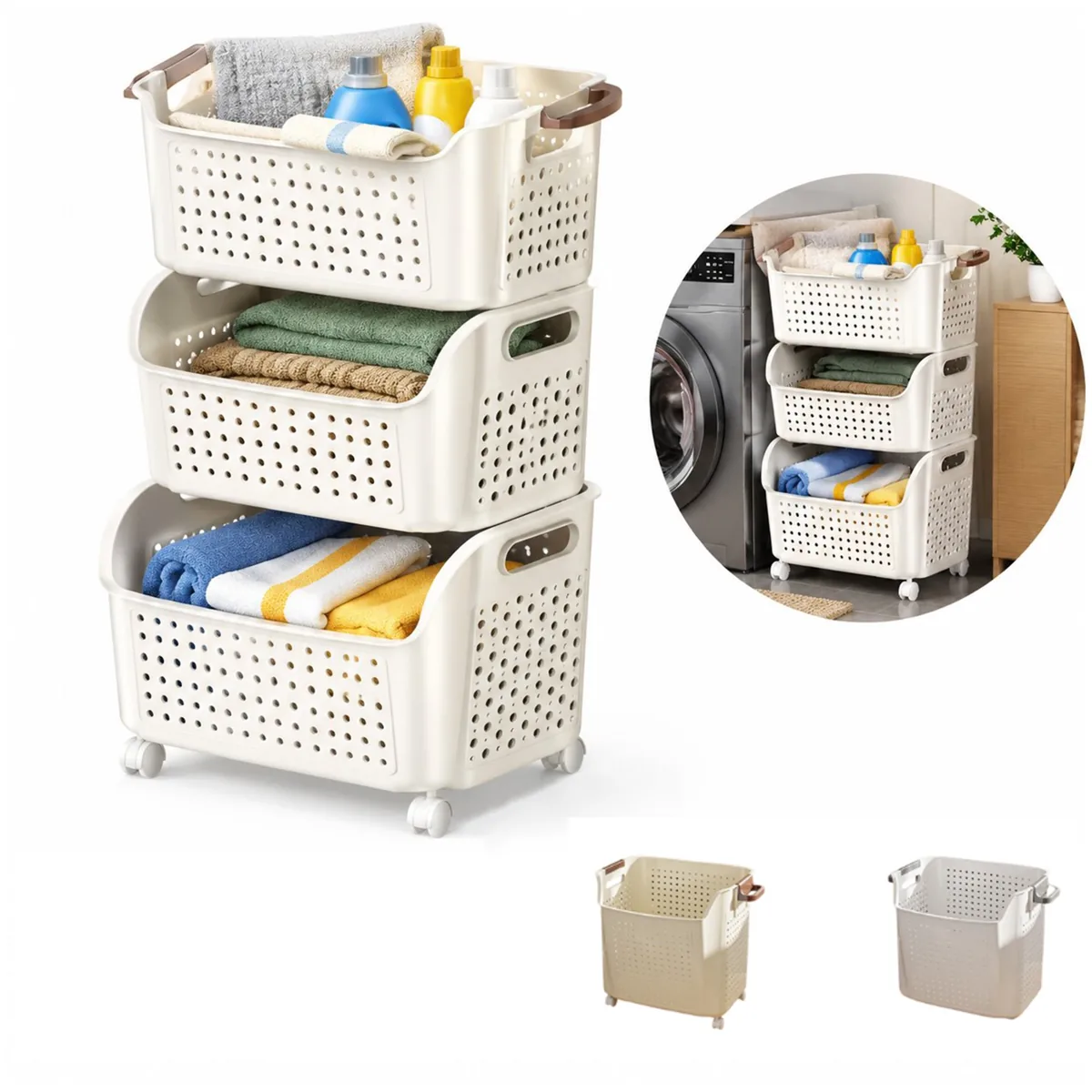 Kids Toy and Book Storage Organizer Box with Open Top 2