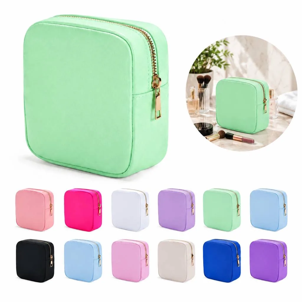 Compact Travel Makeup Storage Bag with Compartments 2