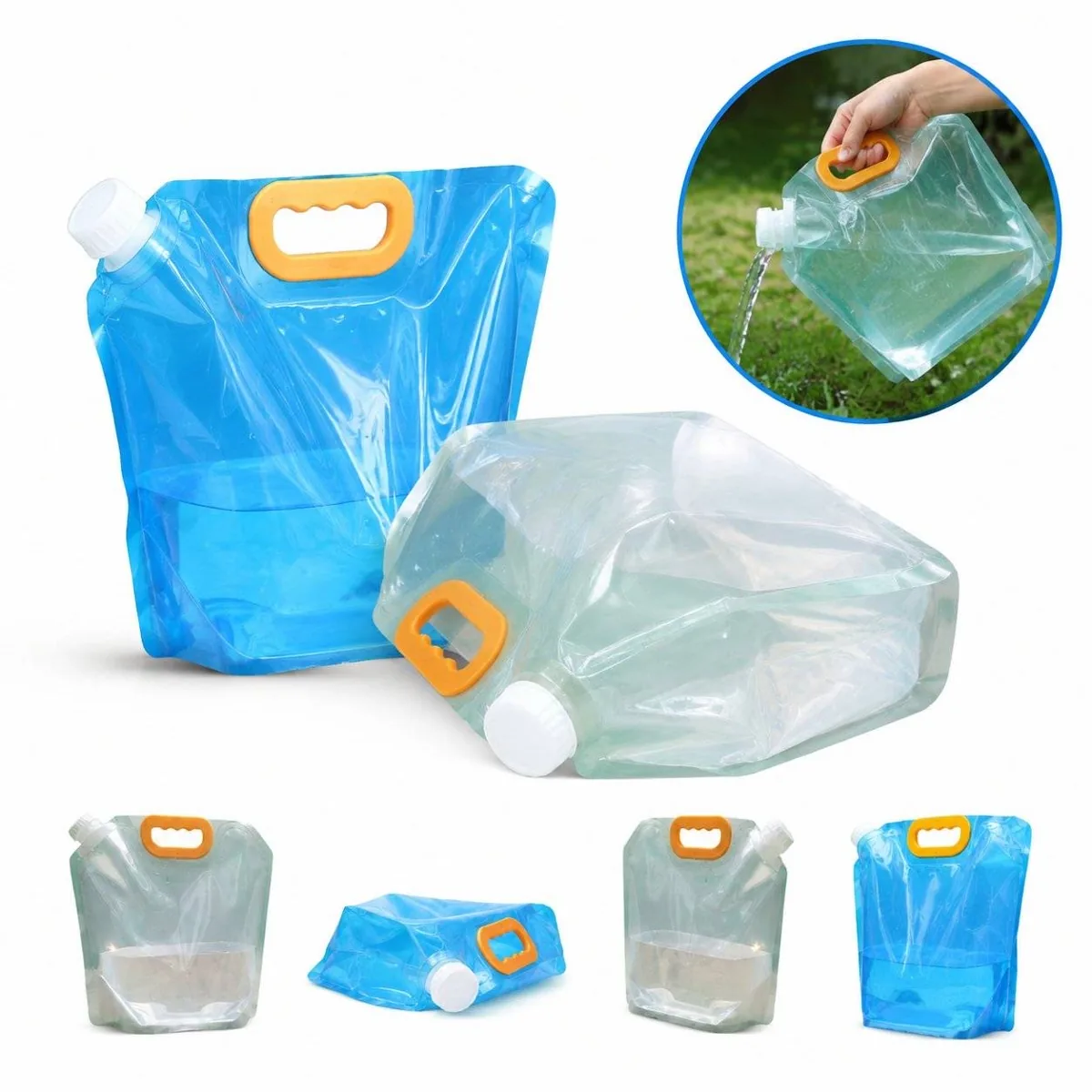 Foldable Food-Grade Water Container for Camping 2