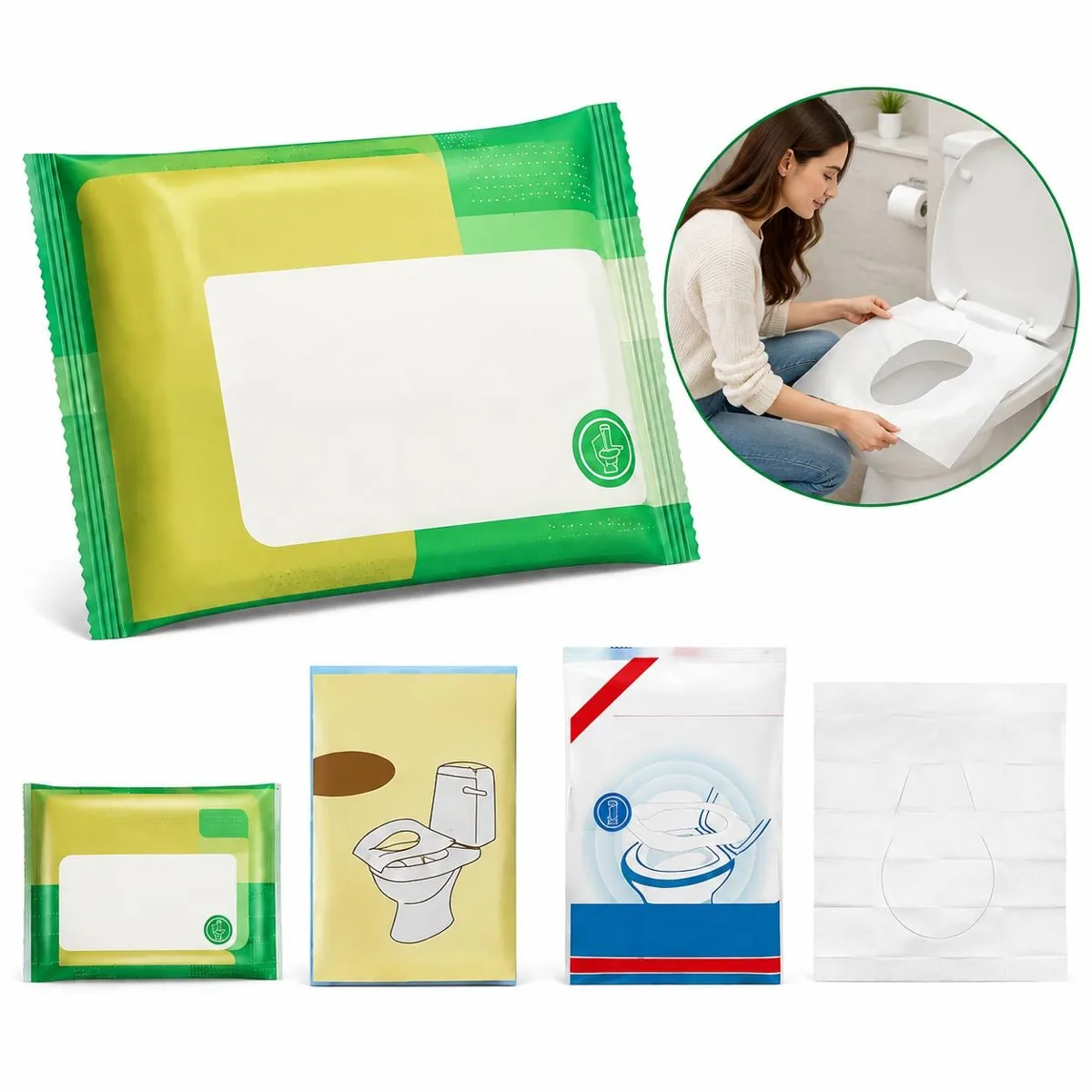 Disposable Biodegradable Toilet Seat Covers 2