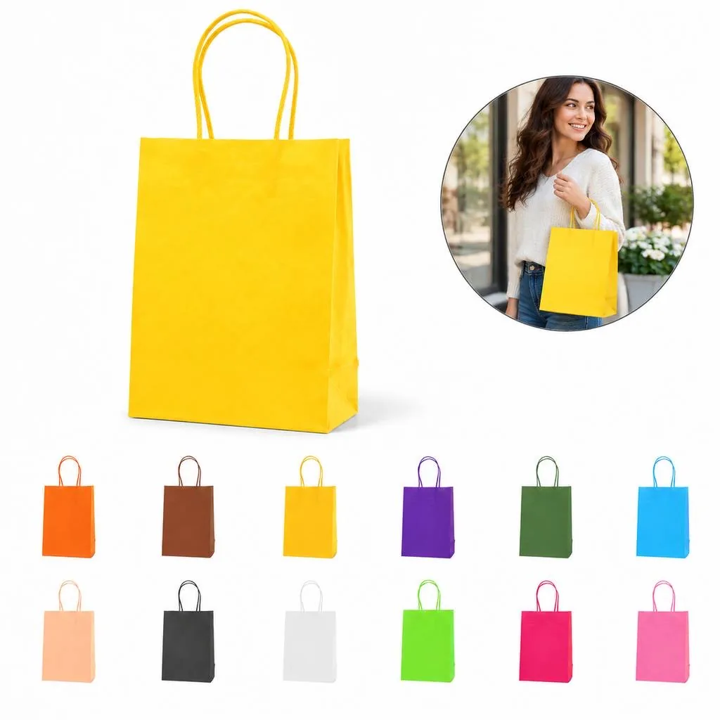 Recyclable Kraft Paper Retail Shopping Bag 2