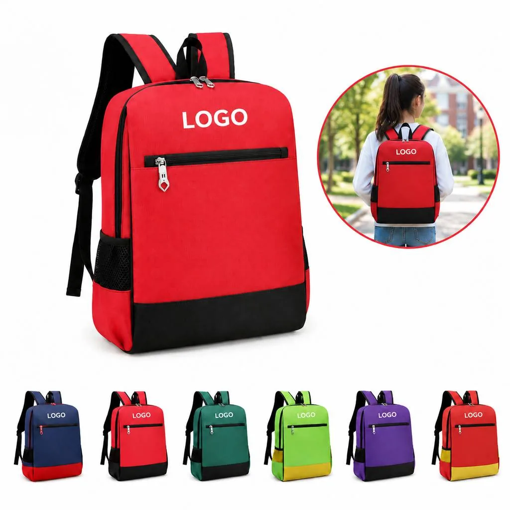 Lightweight Oxford Backpack for Primary School Kids