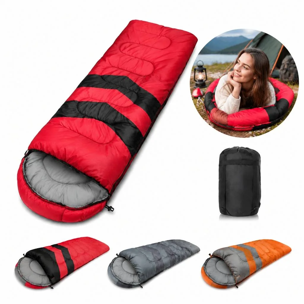 Lightweight Compressible Sleeping Bag for Camping and Hiking 2