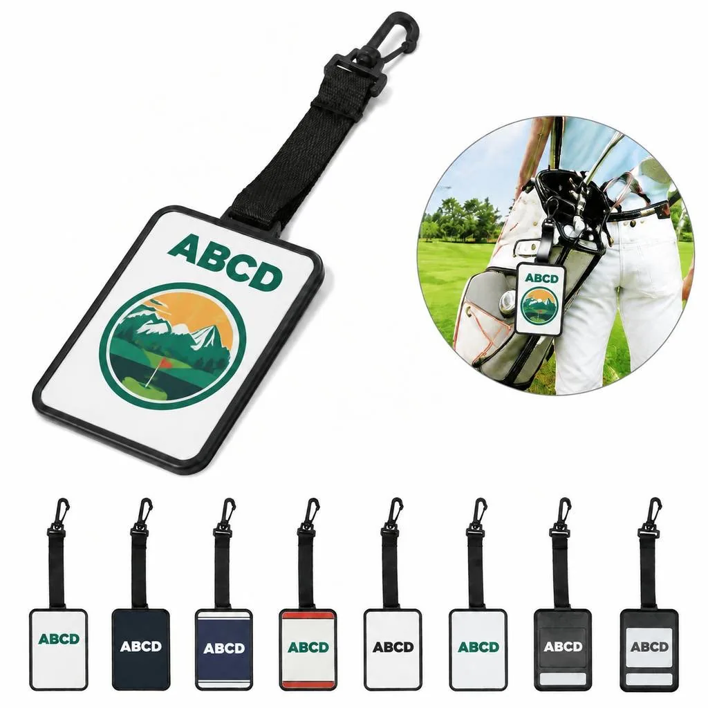 Personalized ABS Golf Bag ID Tag Weather Resistant 2