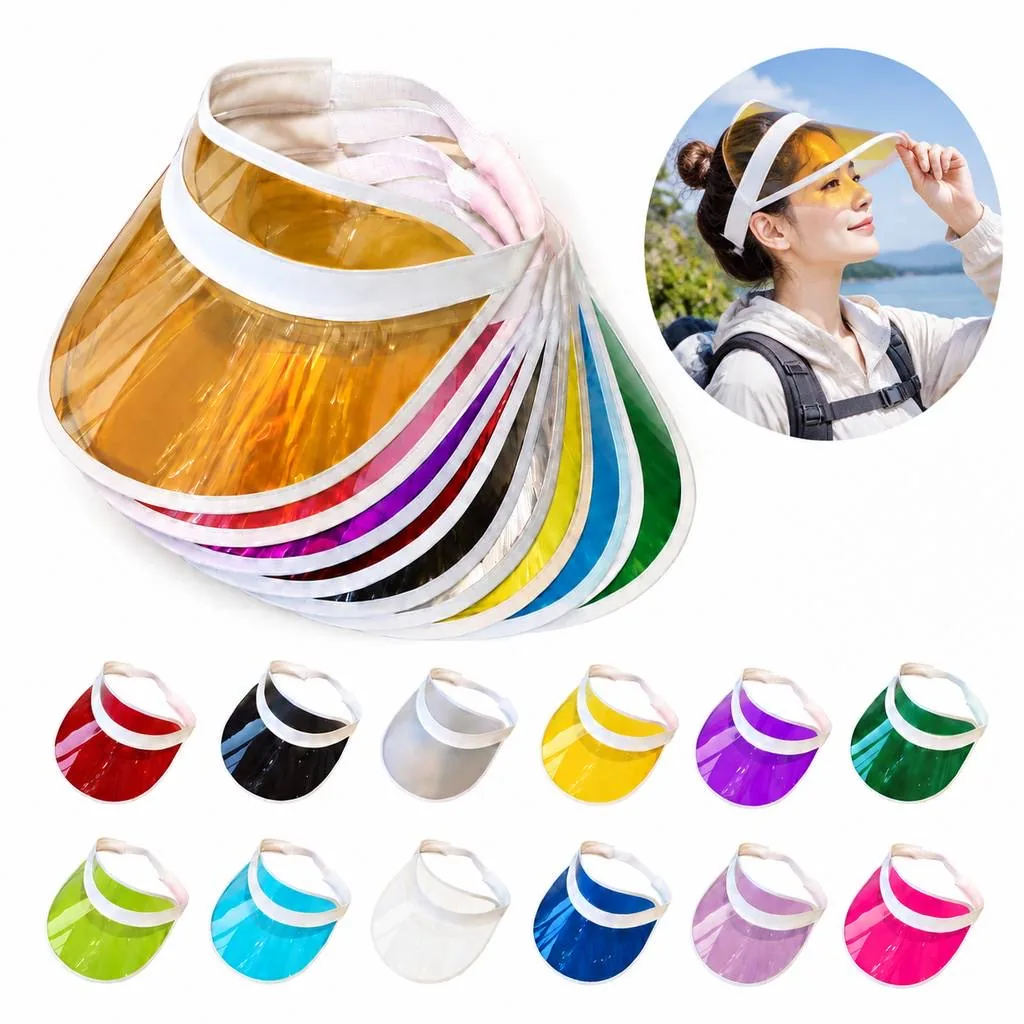 UV Protection Sun Cap with Transparent Wide Visor 2