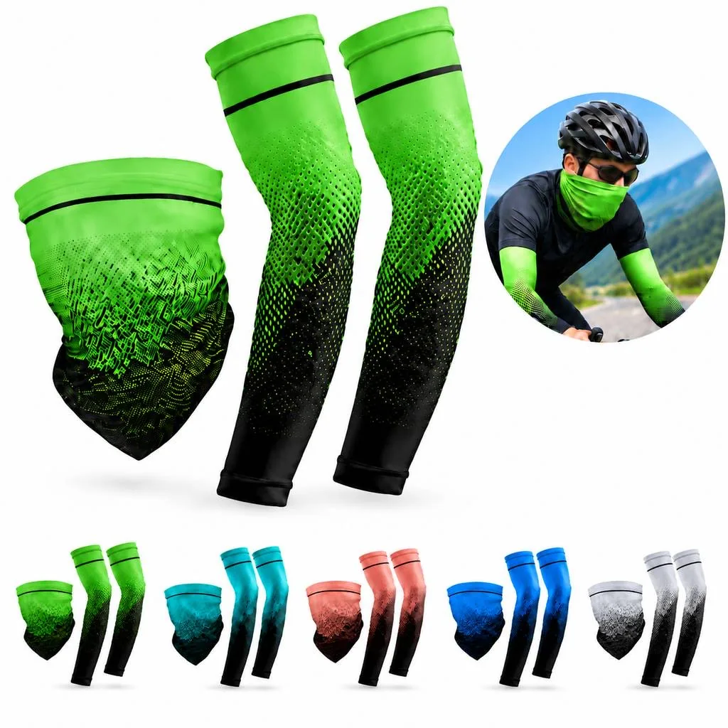 Cooling Breathable Arm Sleeves for Men Summer Sun Protection 2