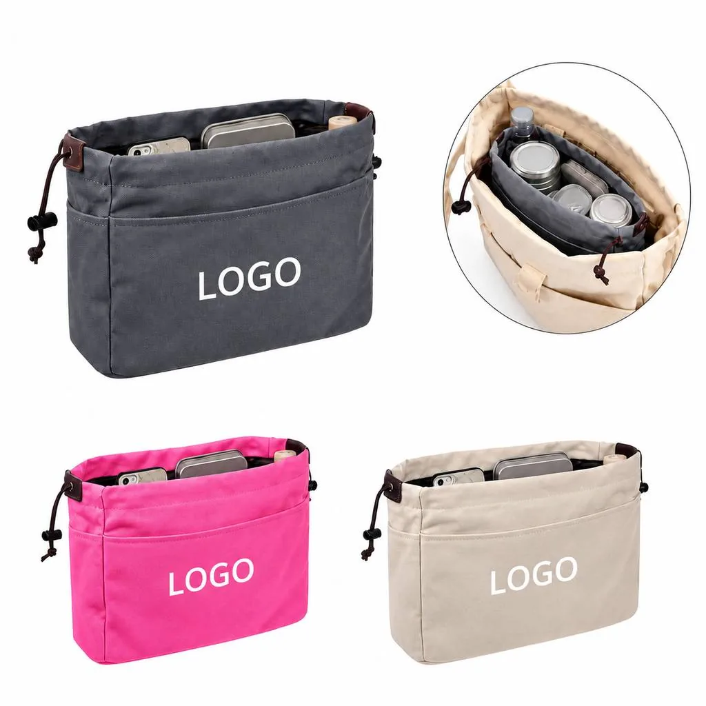 Canvas Drawstring Closure Tote for Daily Use