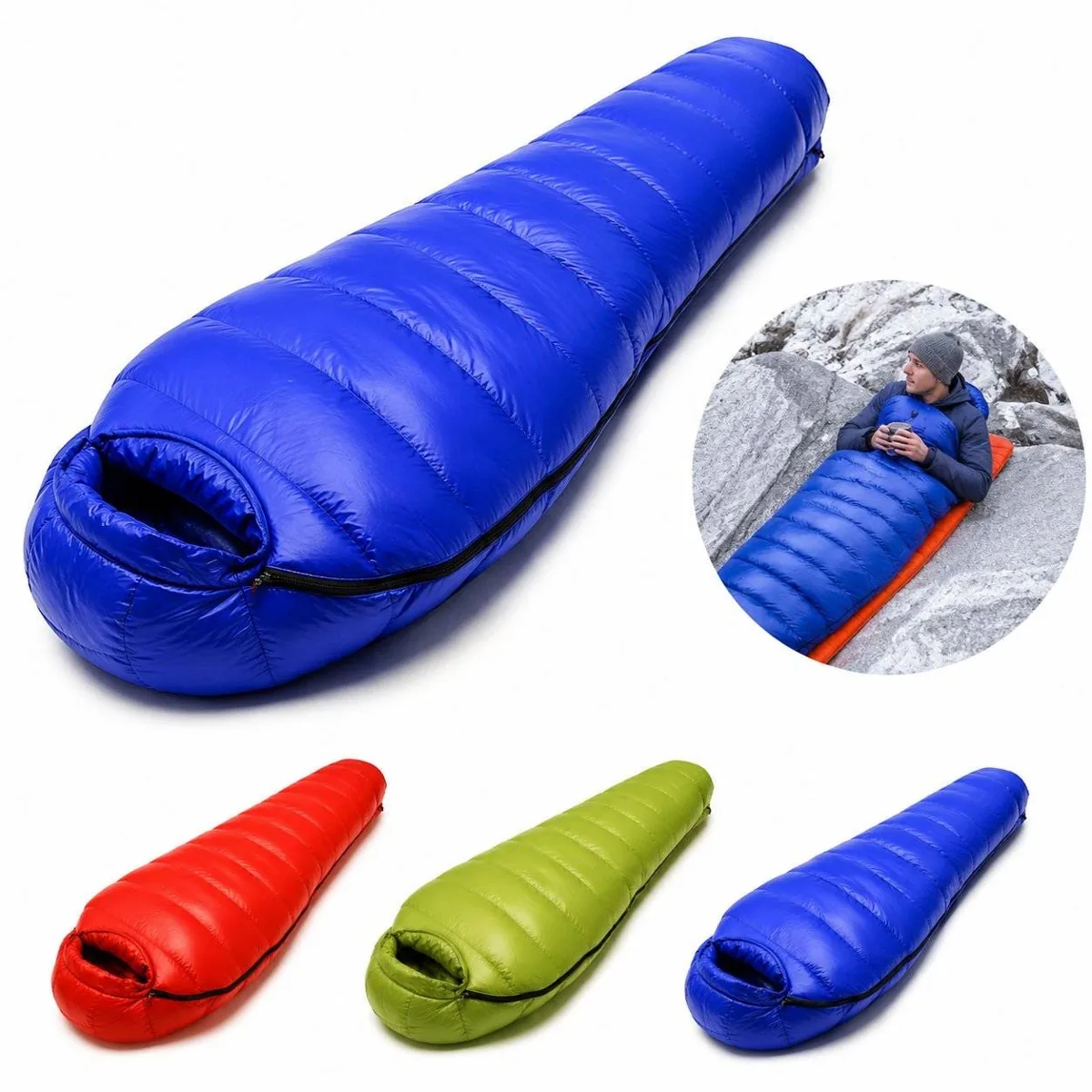 Lightweight Mummy Down Sleeping Bag for Trekking 2