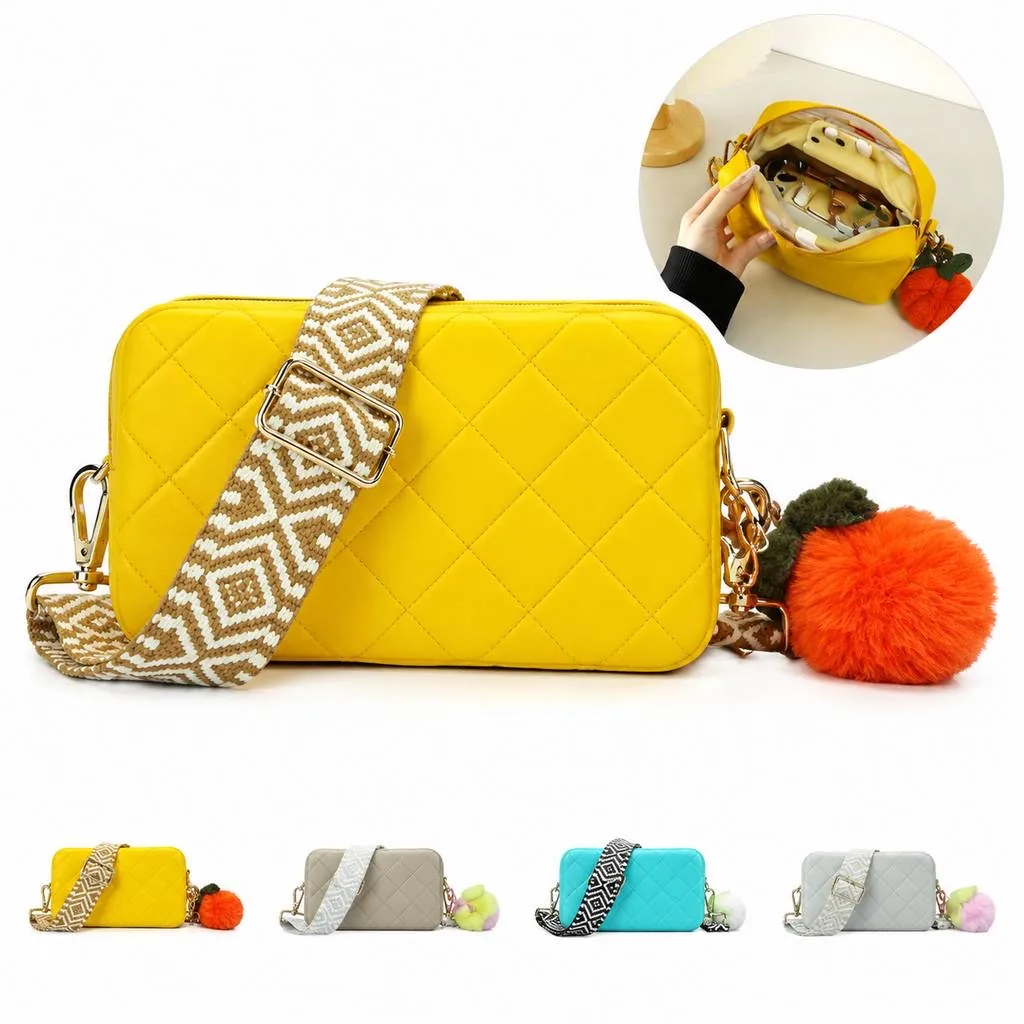 Lightweight Water-Resistant Silicone Crossbody Bag 2