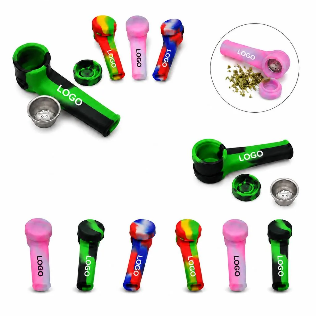Flexible Food-Grade Silicone Smoking Pipe
