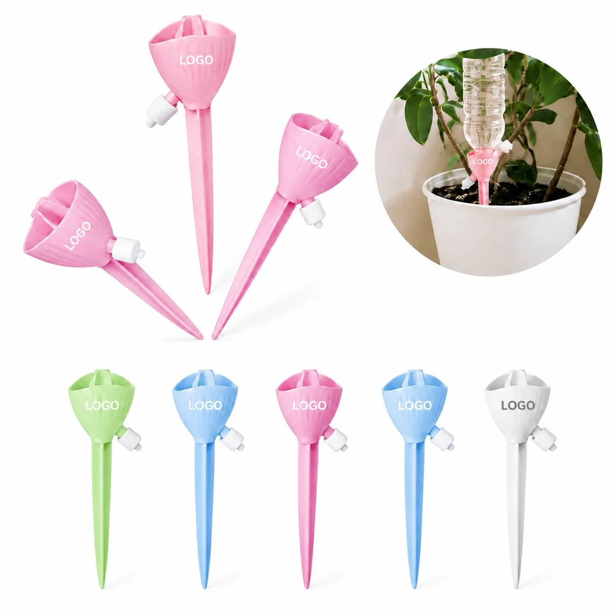 Automatic Drip Irrigation Stakes for Potted Plants
