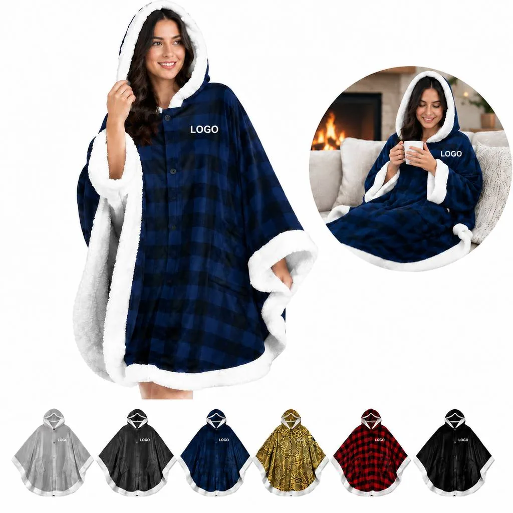 Oversized Hooded Blanket Sweatshirt for Cozy Lounging