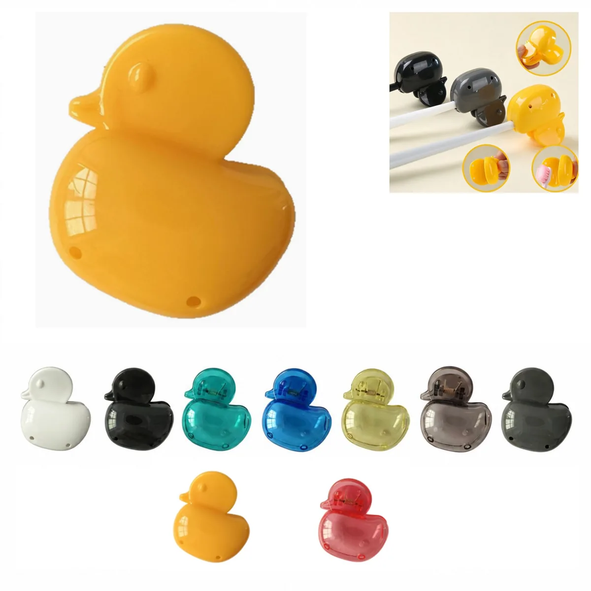 Duck-Shaped Ventilated Toothbrush Organizer Box 2